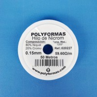 Hilo de nicrom NiCr 80/20 para corte de poliestireno | Ø 0,15–1,5 mm